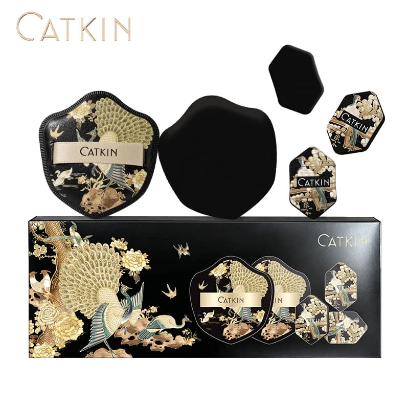 CATKIN Super Thick Cosmetics Puff Large Size Concealer Foundation Sponge Cushions Wet Dry Use Face Beauty Makeup Puffs Tools