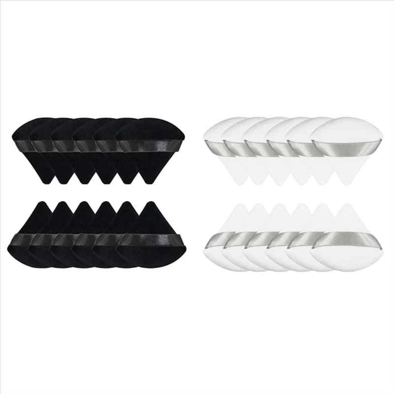 CQMF-24 Confezione Soffio per cipria Spugna per trucco viso Soffio per trucco morbido Accessori per trucco in spugna per fondotinta di bellezza
