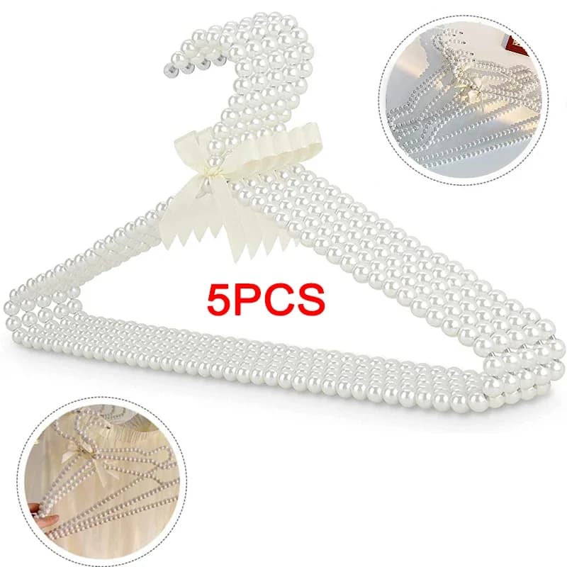 5 pcs 40 cm Pearl Dresses Papillon Bride Dresses Durable for Adults Pioli Dresses Elegant Organizer Mollette Wedding Dresses