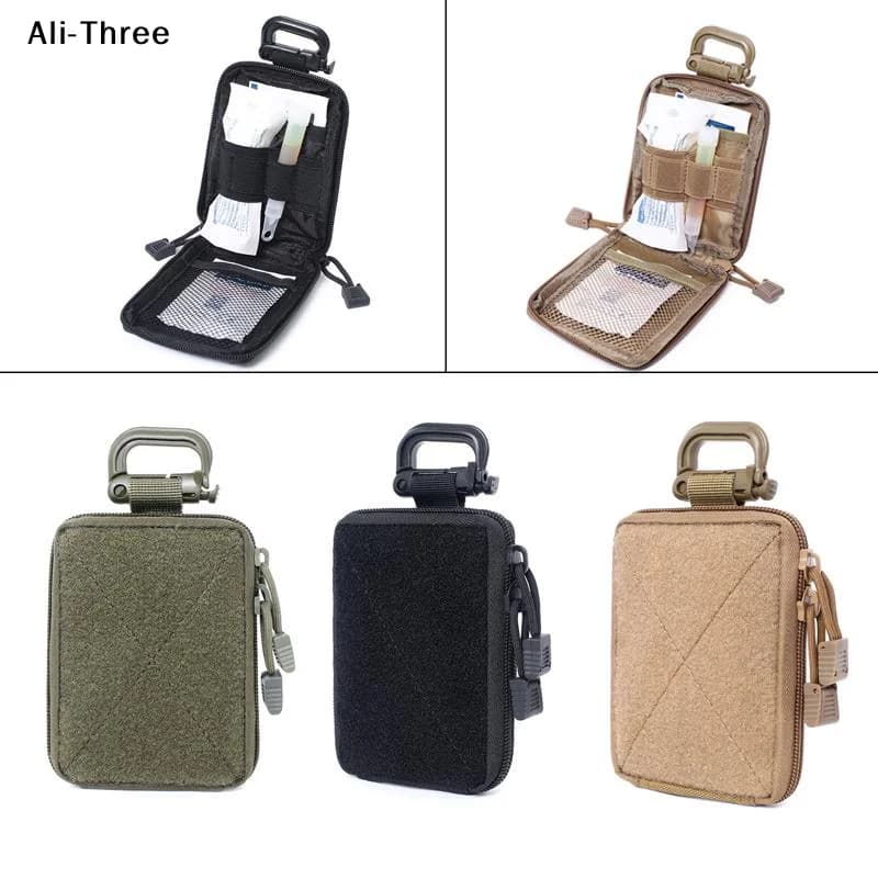 1Pcs Outdoor EDC Tool Pouch Utility Gadget Organizer Small Pocket Bag Travel Hiking Camping Hunting Accessories Belt Waist Bags