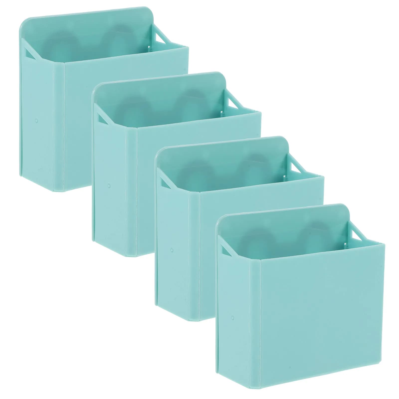 Set di 4 Portapenne in ABS con Ventosa, Organizzatore per Lavagna Bianca, Accessori per Scrivania e Cancelleria