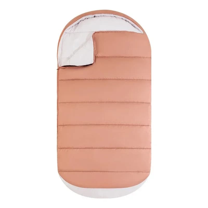 Adult sleeping bag outdoor camping four seasons universal winter cold-proof thick single quilt portable trip for double purpose