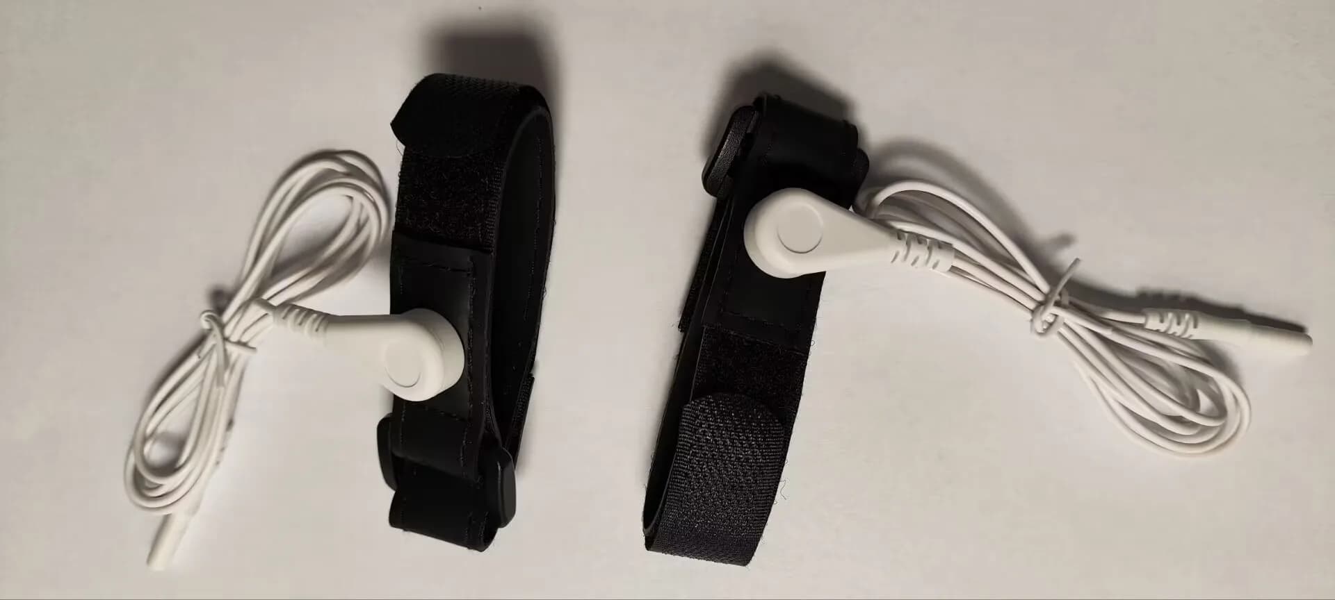 10 pezzi (5 paia) Cavi per polsini con bracciale a microcorrente nero per Healy o VariZapper / VariGamma