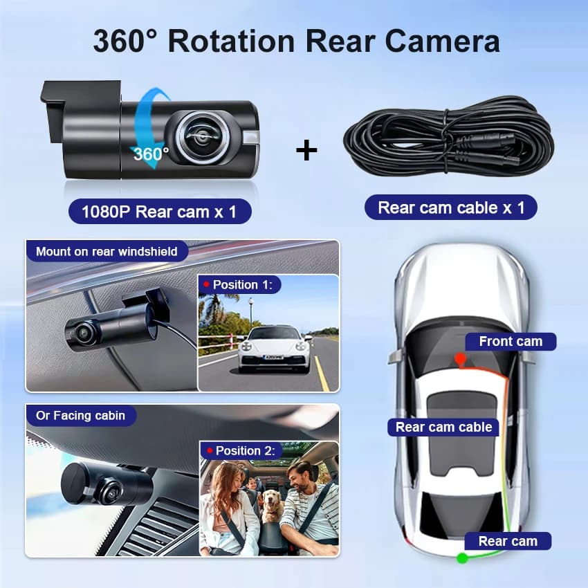 New! Dash Cam For Chery Tiggo 4 Pro 2022 4K Plug and Play Car DVR Video Recorder, Dual Lens Camera For Chery Tiggo7 pro max 2024