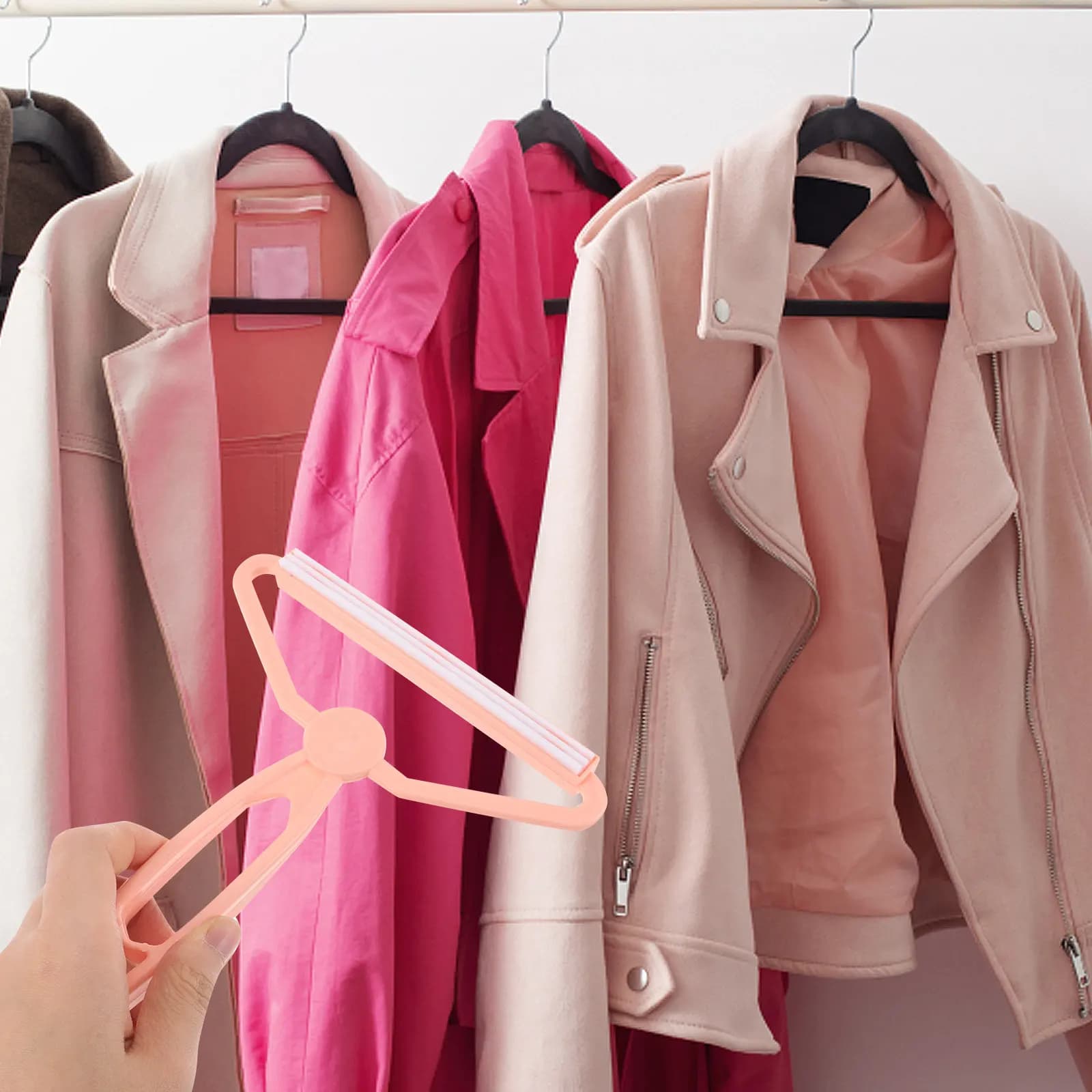 Set di 6 Rimuovi Pelucchi Manuali Portatili, Rasapeli Riutilizzabili per Vestiti, Maglioni, Cappotti, Pantaloni e Peli di Animali Domestici