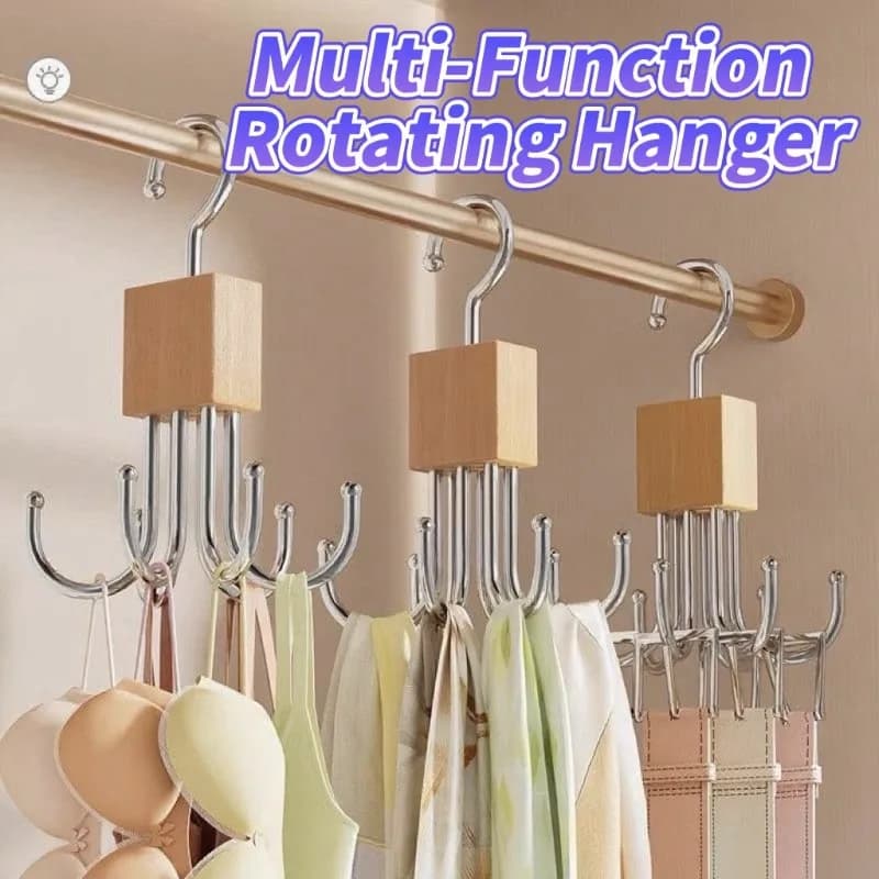 360 ° Rotating Belt Hook Durable Metal Belt Organizer Belt Organizer Waist Belts Clamps Hooks for storing home dorm
