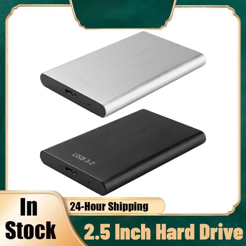 Box per Disco Rigido Portatile da 1TB, Custodia HDD USB 3.0 da 0,5 Pollici, Box per Disco Rigido Esterno per SSD, Box per Archiviazione Esterna HDD