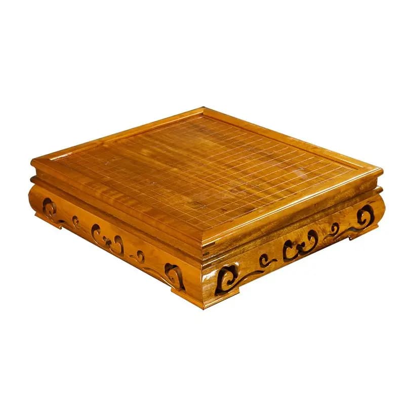 Set di scacchi di fascia alta in legno massello da tavolo Golden Nanmu Go