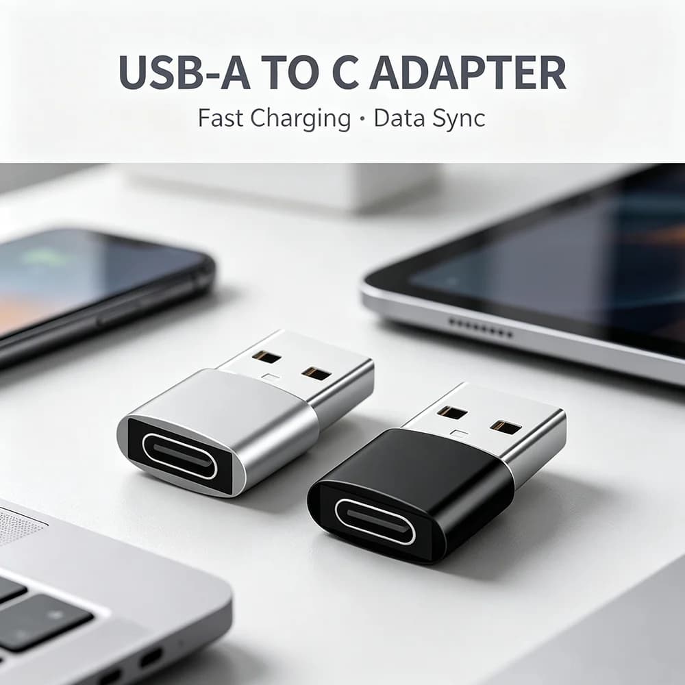 OTG Adapter from USB to C type 2 pieces USB USB-C male to Micro type-c female to MacBook Samsung S20 USBC connector OTG