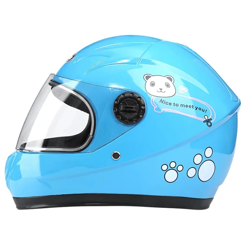 Children's helmets model 525, safe, integral, with silencer, in the form of cartoon, for motorcycle, bicycle, for children.