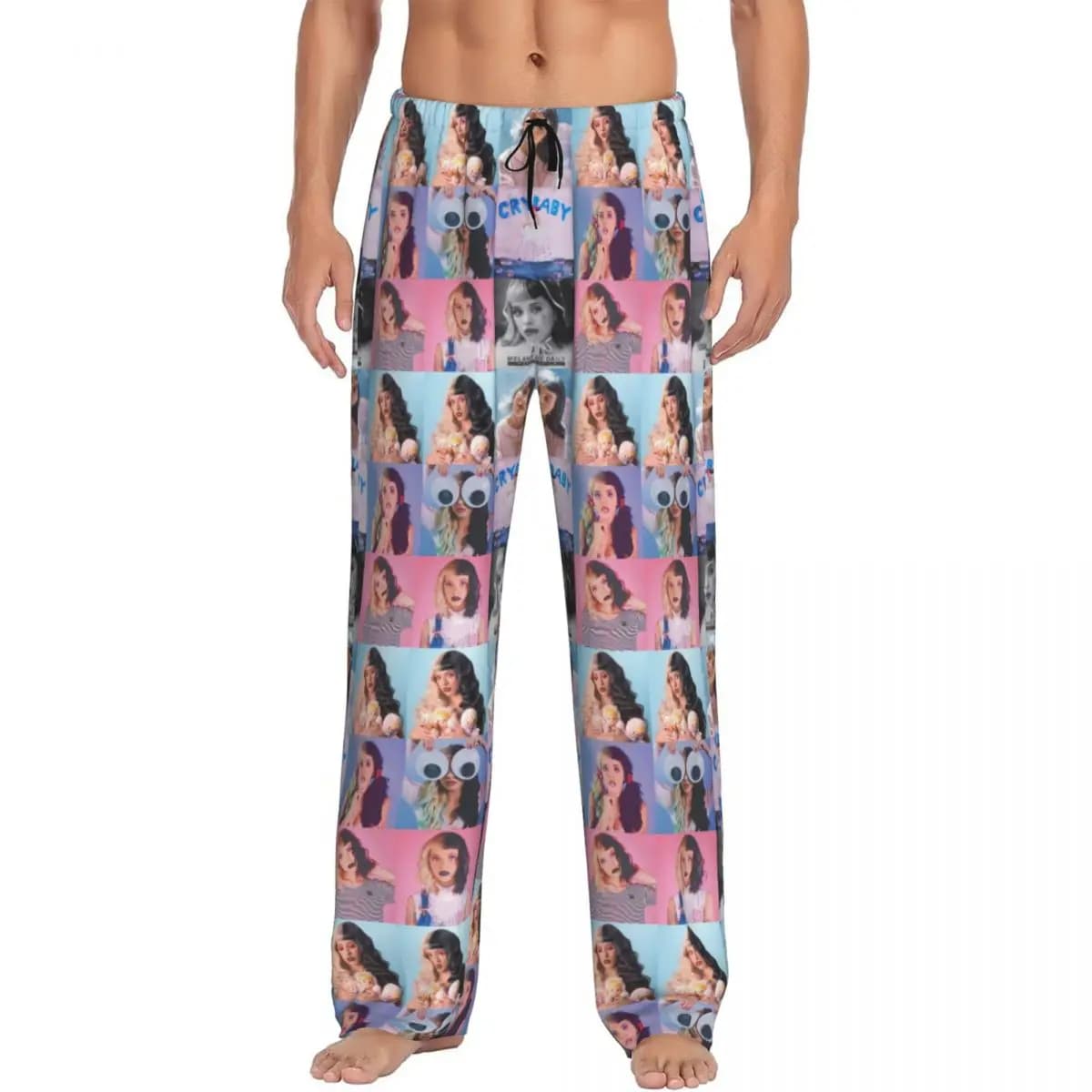 Pantaloni pigiama Martinez Melanie da uomo stampati personalizzati Pantaloni da notte per dormire con tasche