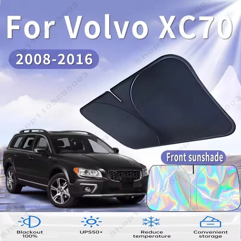 For Volvo XC70 2008~2016 Car Sun Viso Front Window Windshield Sunshade Heat Insulation Summer Sun UV Protection Auto Accessories