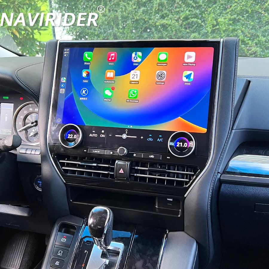 16.8 pollici Per Toyota Alphard Vellfire Aggiornamento 40 Serie 2015-2023 Autoradio Navi GPS Android 13 Auto Lettore Multimediale 4G Carplay
