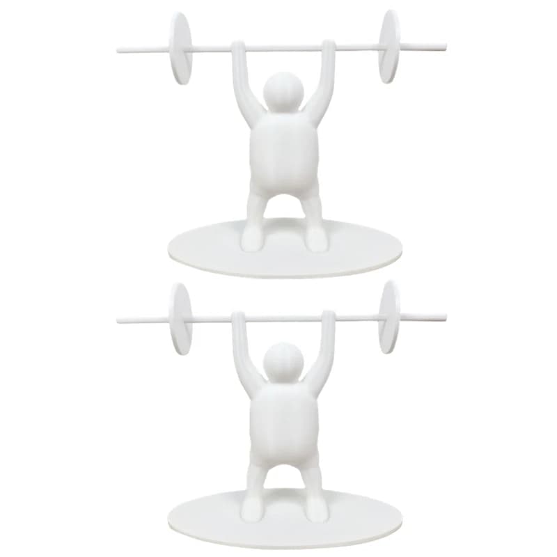Porta carta igienica ABVA-Weightlifter Porta carta igienica stampato in 3D, regalo per atleta, arredamento per il bagno