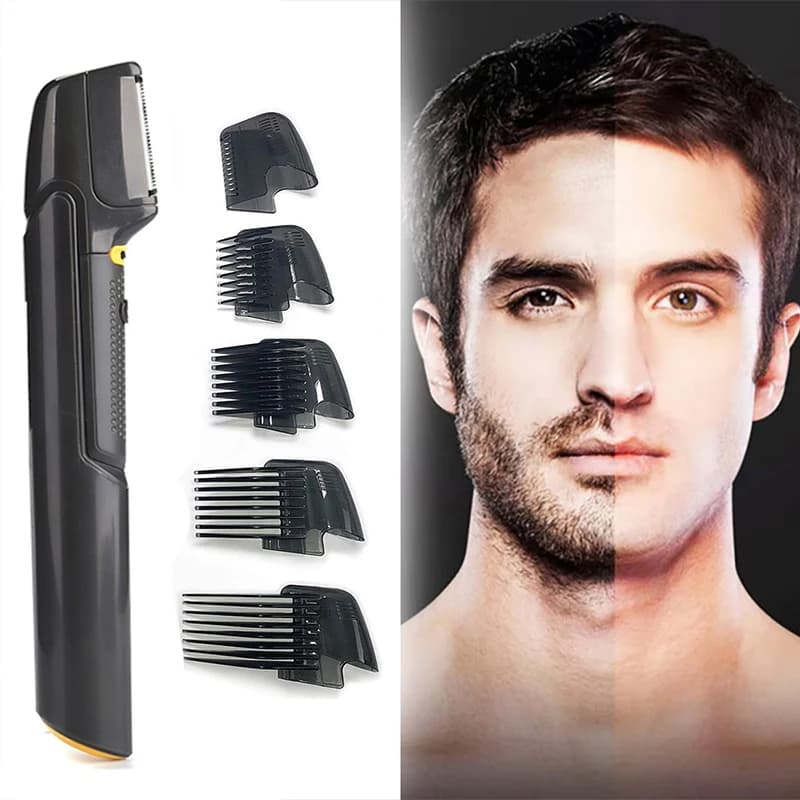 Multifunctional Men's Mini Wireless Razor 5 in 1 Waterproof Electric Haircut