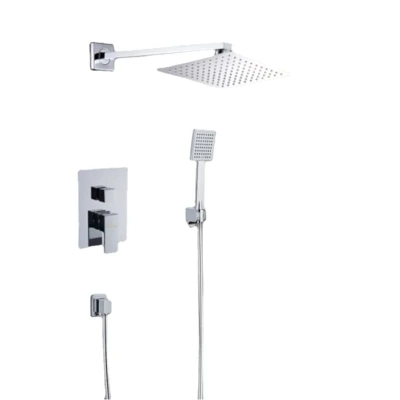 Built-in wall-mounted bathroom concealed box mixer valve take a rainforest shower set bathroom faucet