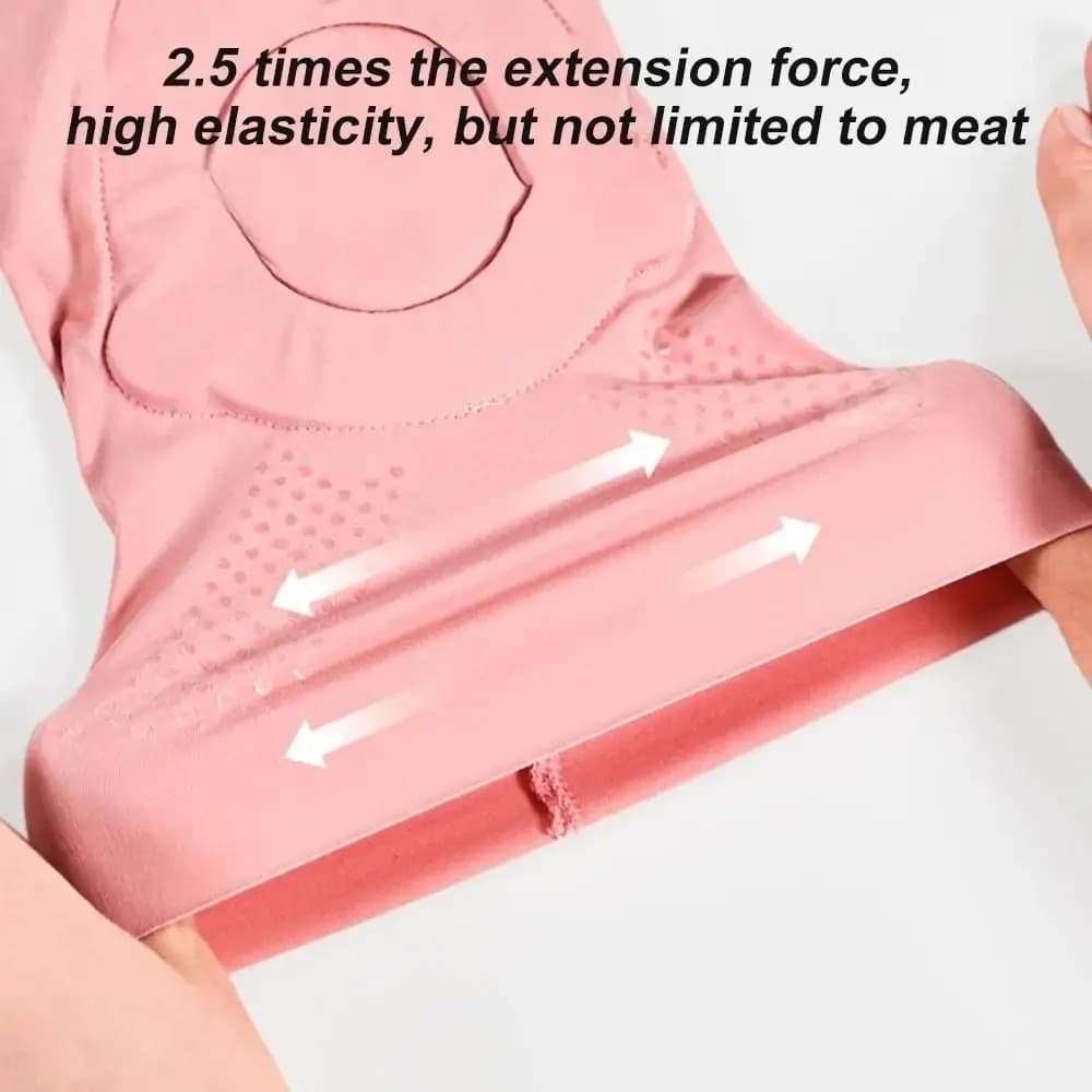Ginocchiere Sportive Ultra-sottili Flessibili, Cuscinetti in Gel di Silicone Elastico, Supporto per Ginocchia e Gomiti Morbido e Traspirante per Donne