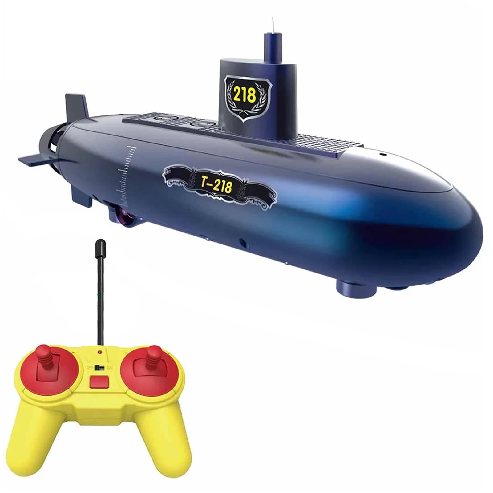 Nuovo piccolo sottomarino RC Versatile educativo Resistente all'acqua Look squisito Modello sottomarino telecomandato per barca RC per bambini