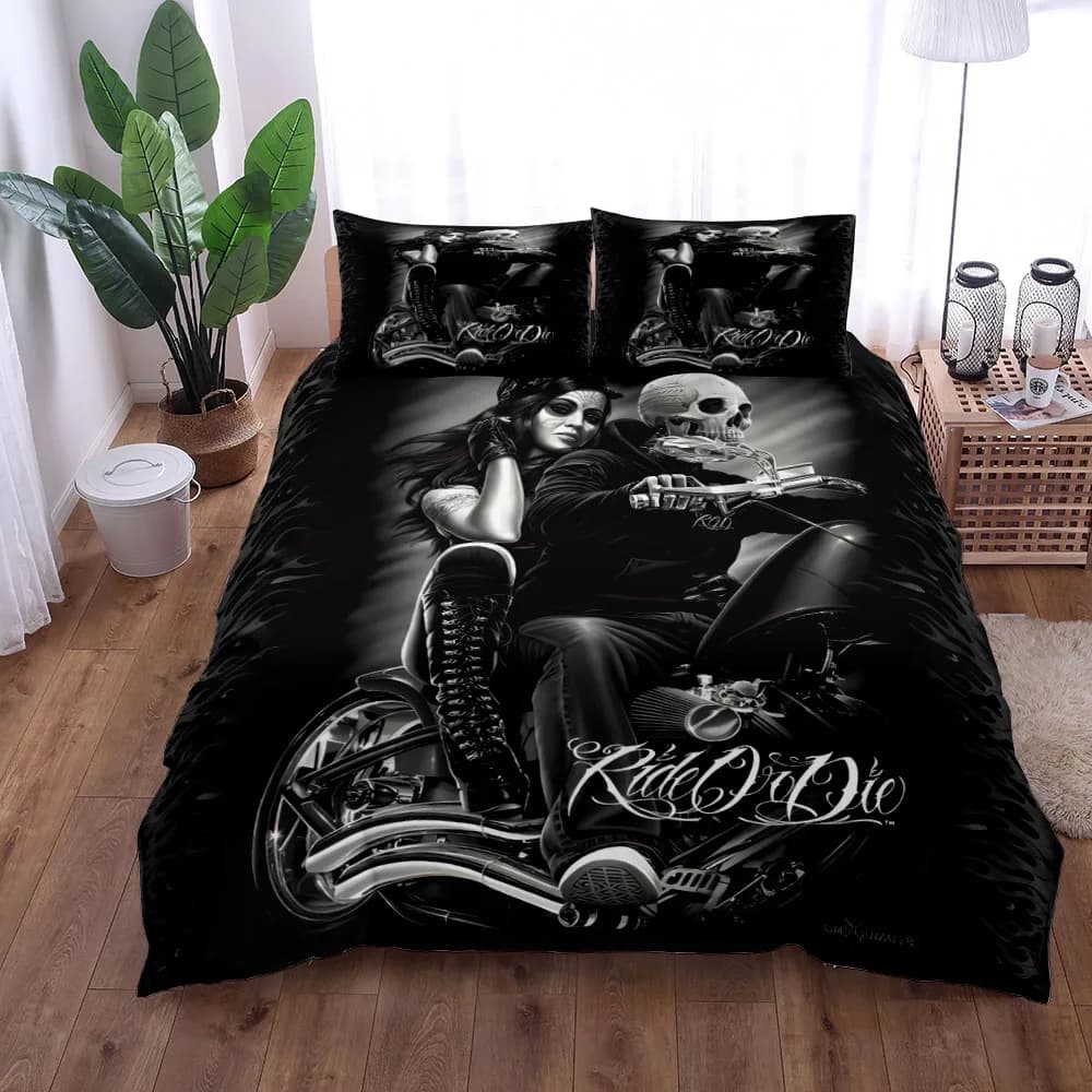 Set copripiumino Ghost Raider Set biancheria letto king size matrimoniale singolo