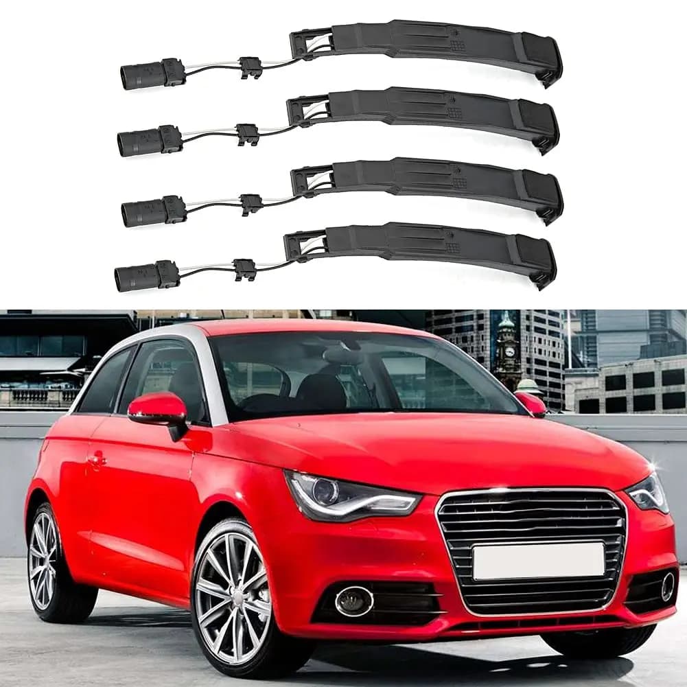 4 pz 4G8927753B Maniglia Della Porta Sensore Maniglia Della Porta Esterna Sensore Spille Interruttore per Avant Nero Adatto per Audi A4-A8 Q5 Q7 RS4 RS6