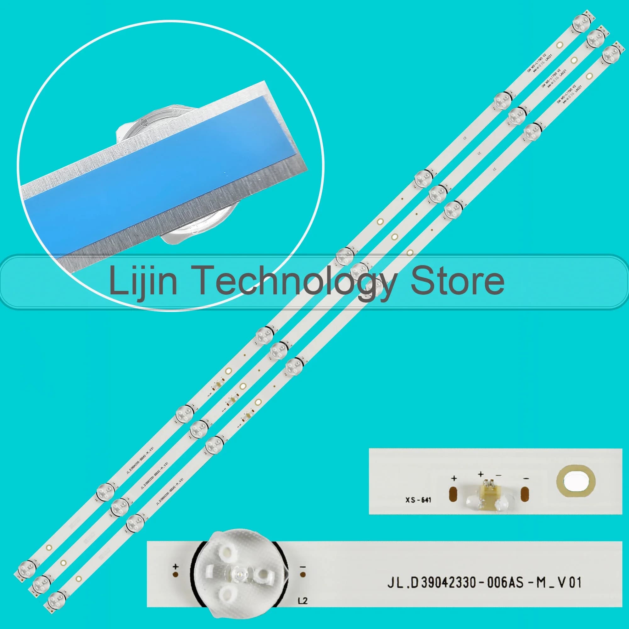 Striscia LED per muslimexlimatle40p2 39 lh5320h H-LED40FT3001 40 lfa29a 40 lfa29ev CX39D08-ZC22AG-02E PTV40SS04Y_CIS_BK
