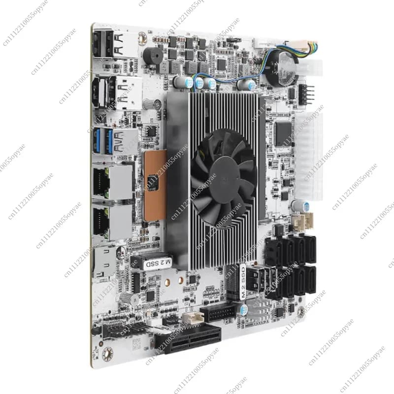 i5 8265U DDR4 NAS Motherboard Mini ITX 8 Bay PC Mainboard Dual 2.5GbE LAN PCIe 3.0 NVMe Storage Server Board