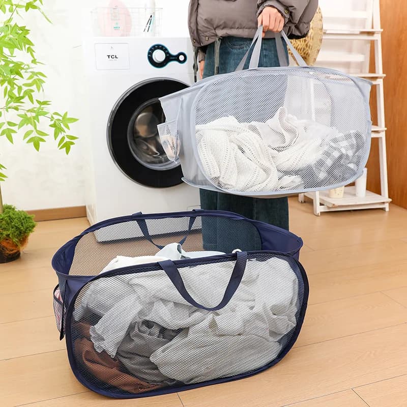 Cesto portabiancheria pieghevole per vestiti sporchi, cesto portaoggetti da bagno, cesto portabiancheria domestico, cesto per biancheria sporca, molto venduto a livello internazionale.