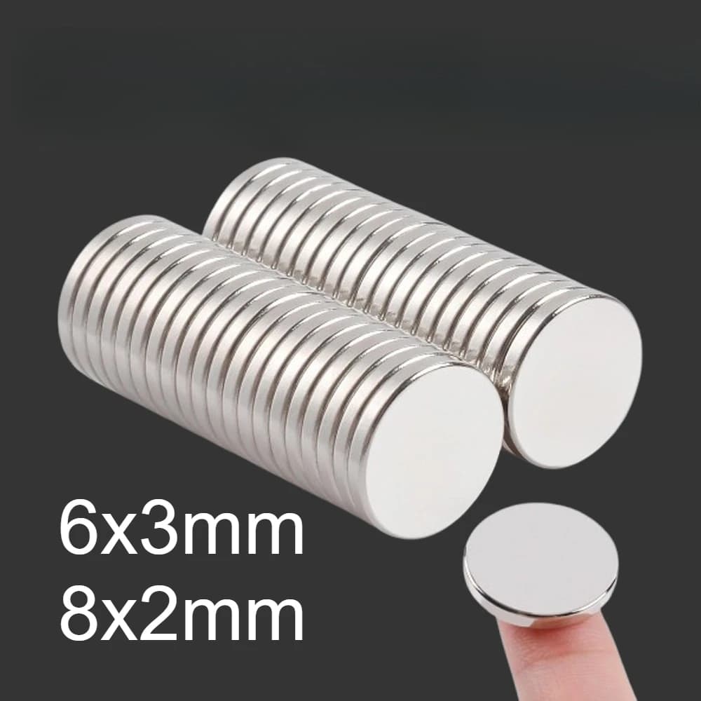 Magnete multifunzione 6x3/8x2mm, perfetto per il collegamento alla macchina, fissaggio della tenda della porta, accessori per il bagno di casa Natale fai da te