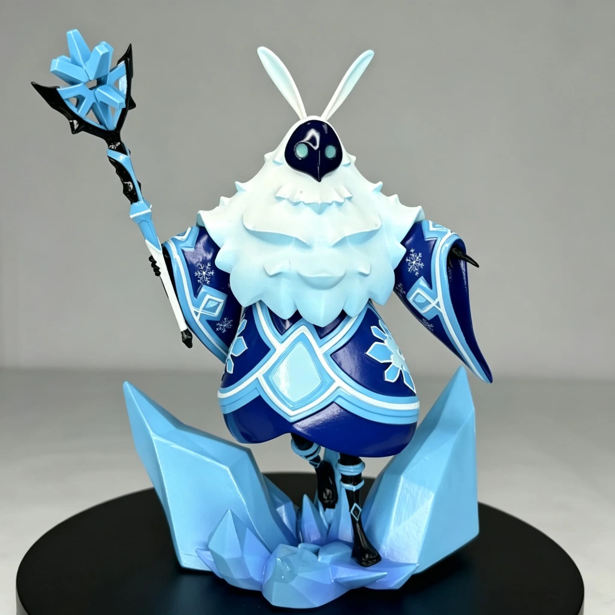 Figura in PVC Stile Cosplay di Hydro Abyss Mage, Modello di Personaggio Anime e Videogiochi, Action Figure da Collezione di Genshin Impact, Ornamento da Scrivania