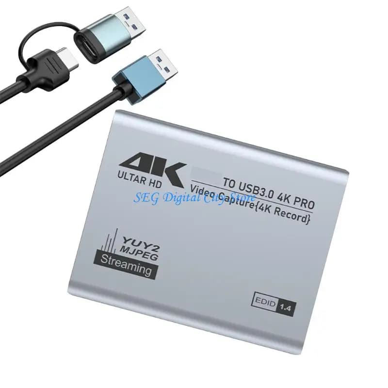 Scheda acquisizione video HDTV USB U75B 4K 60Hz per laptop e altro