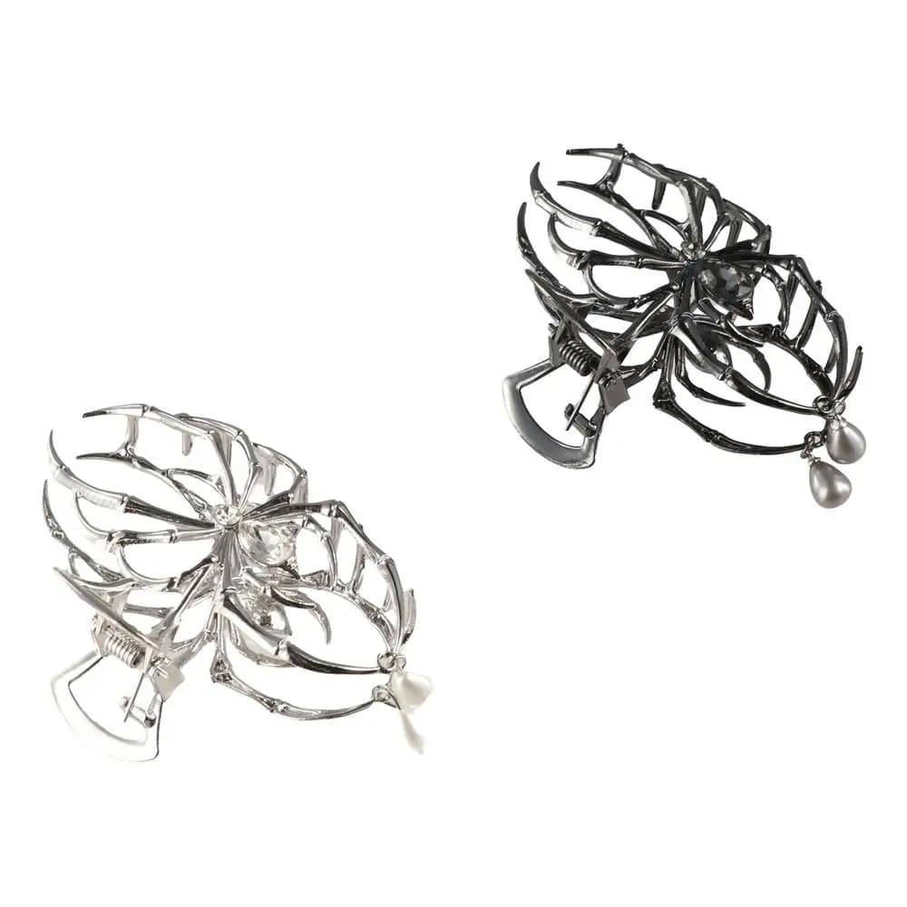 Creative Hollow Spider Hair Claw Pearl rhinestone Large Shark Clip Korean Style Headwear Metal Hair Claw Party