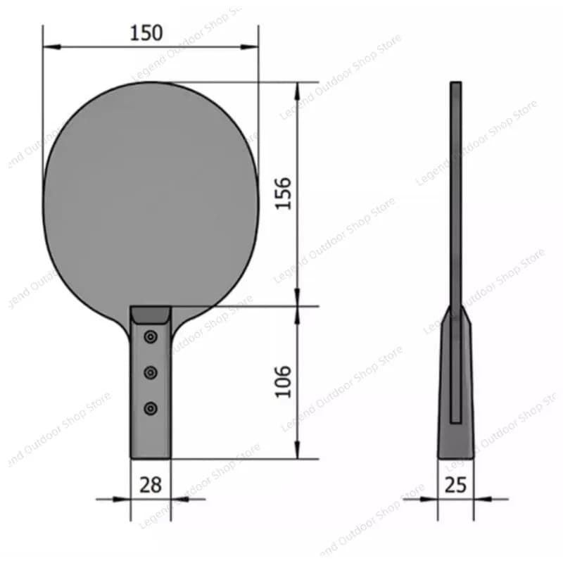 Stainless Steel Heavy Table Tennis Paddle Weighted Training Racket for Strength Building Fitness Sports