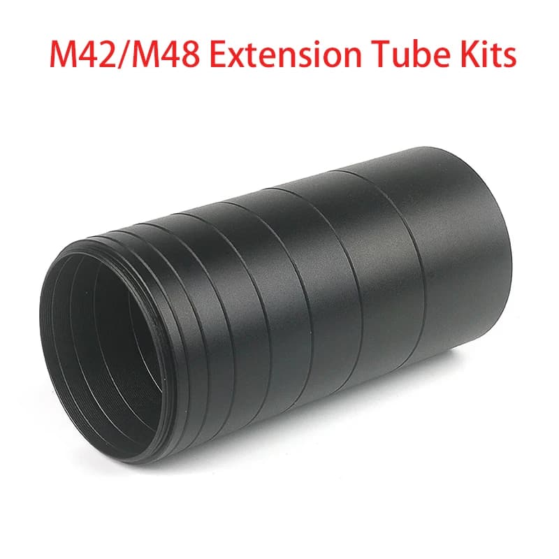 M42 M48 M54X0.75mm Extension Tube Kits 3/5/7/10/12/15/20/30/40/50mm For Astronomical Telescope Photography T Extending Ring