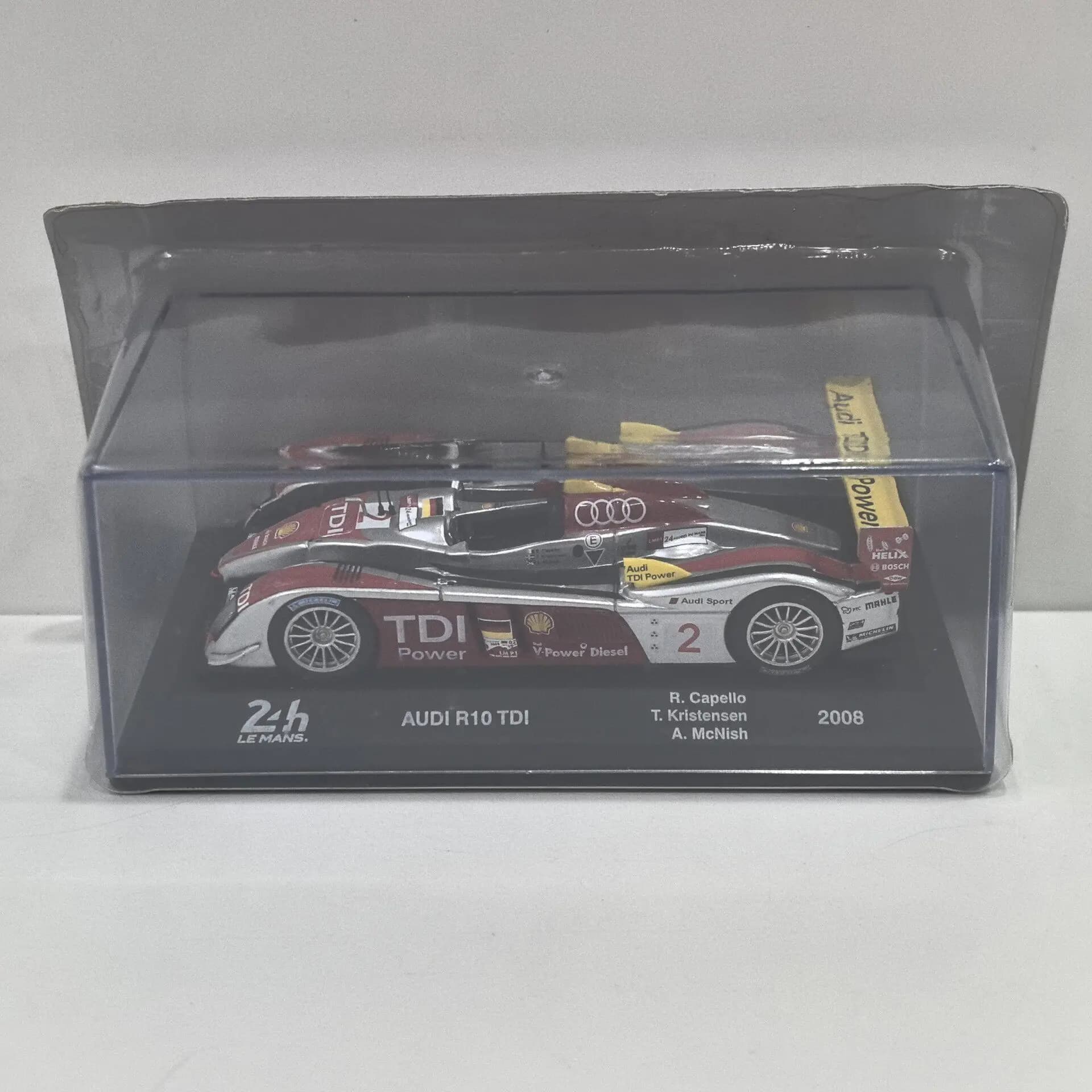 Diecast IXO 1/43 Scale AUDI R10 TDI # 2 2008 Racing 3U Alloy Car Model