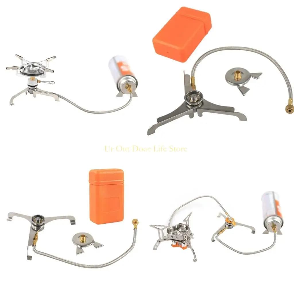 77UF Gas Canister Conversion Head, Picnics Gas Refills Adapter Long Tanks Gas Adapter