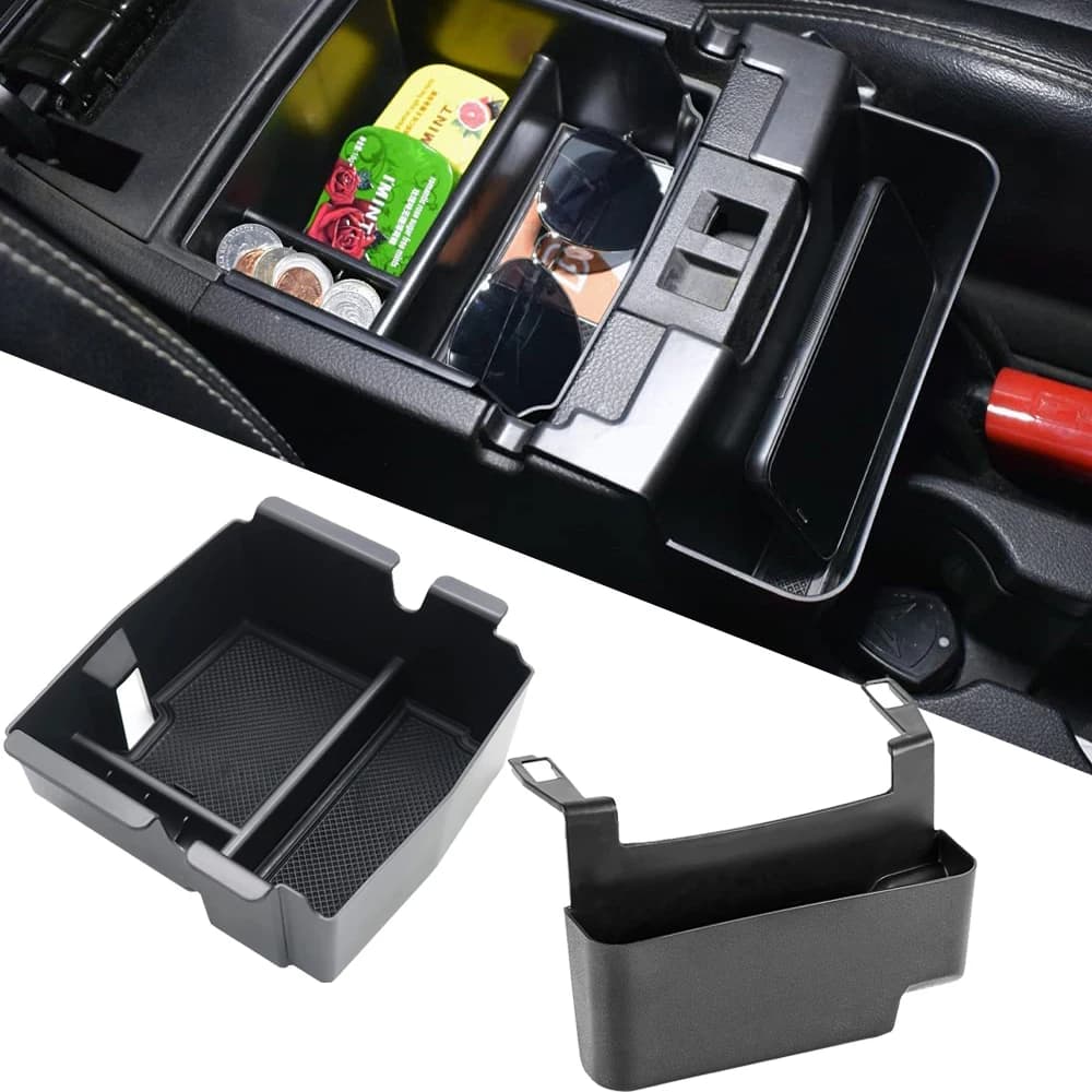 Center Console Storage Box Armrest Hanging Organizer Tray for Jeep Wrangler JK 2011-2017 JL 2018-2022 Car Interior Accessories