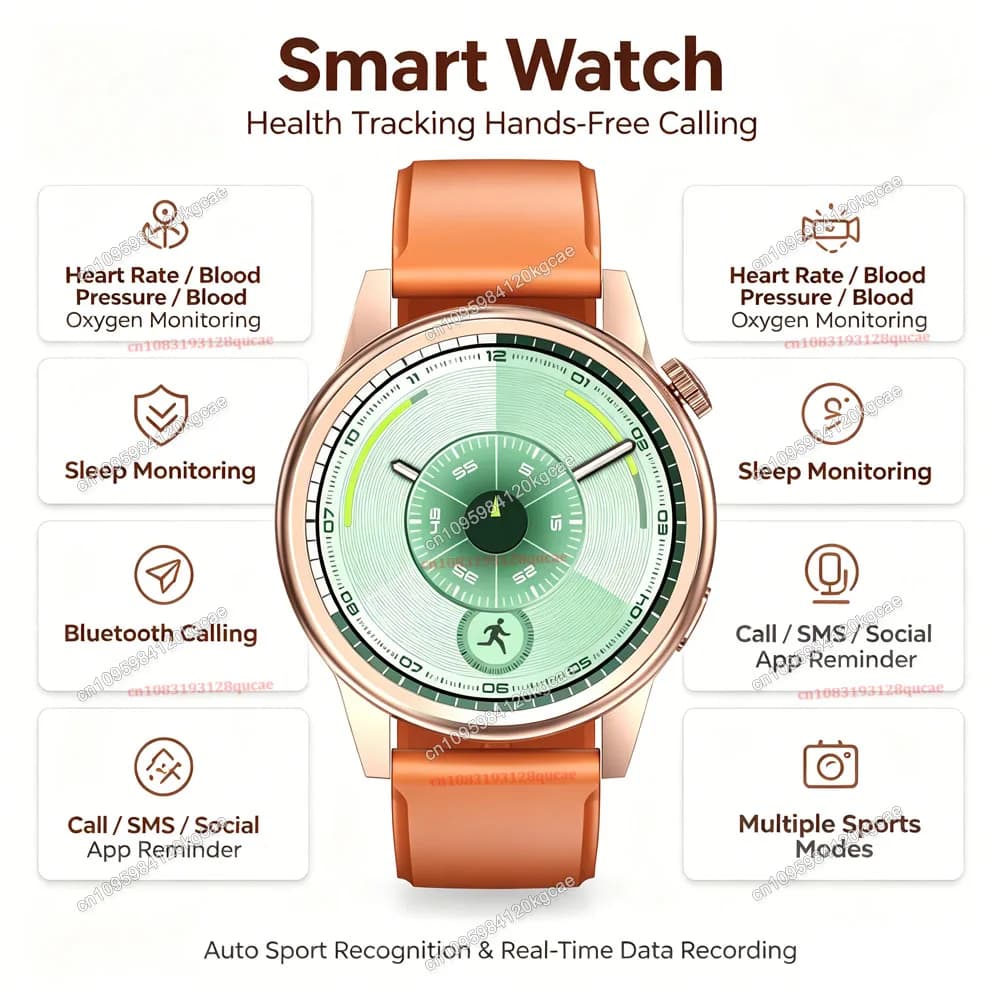 Watch 5 Pro New Men's Smartwatch High-Definition Screen Health Tracking Bluetooth Calls Voice Assistant Sports Smartwatches Hw12