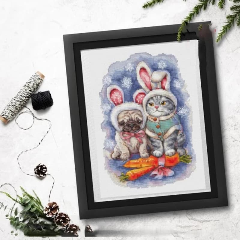 11270 Cross Stitch Kits Embroidery Cross-stitch Stich Diy Cross Stitch Set Cross Stitch Complete Kit Punch Needle Arts & Craft