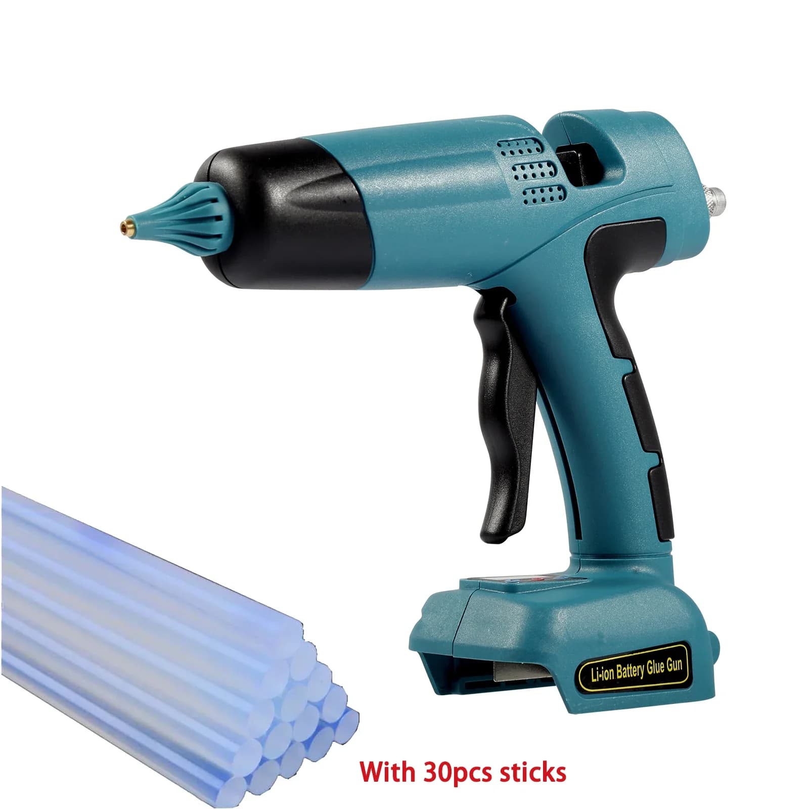 Pistola per colla a caldo a batteria 11mm stick di colla per le arti strumento di riparazione del calore elettrico fai da te pistola per colla a caldo per batteria al litio Makita 18V