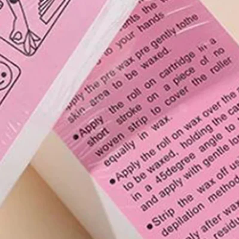 10/50/80/100 Pezzi Strisce Depilatorie Professionali in Carta Cerata, Strisce Depilatorie in Tessuto Non Tessuto, Strumento di Bellezza per la Rimozione dei Peli