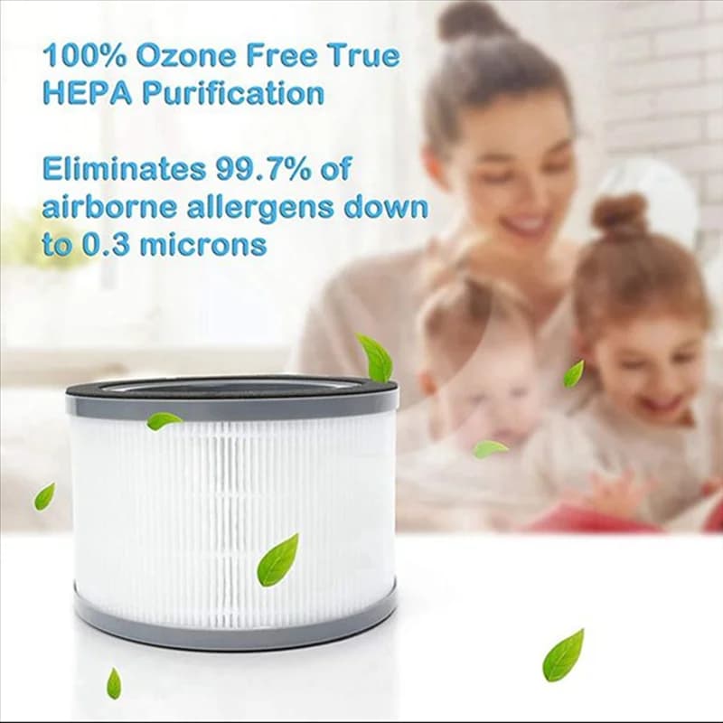 BHBL 4 pezzi filtro di ricambio per purificatore d'aria per purificatore d'aria Vista 200, filtro HEPA a carbone attivo efficiente