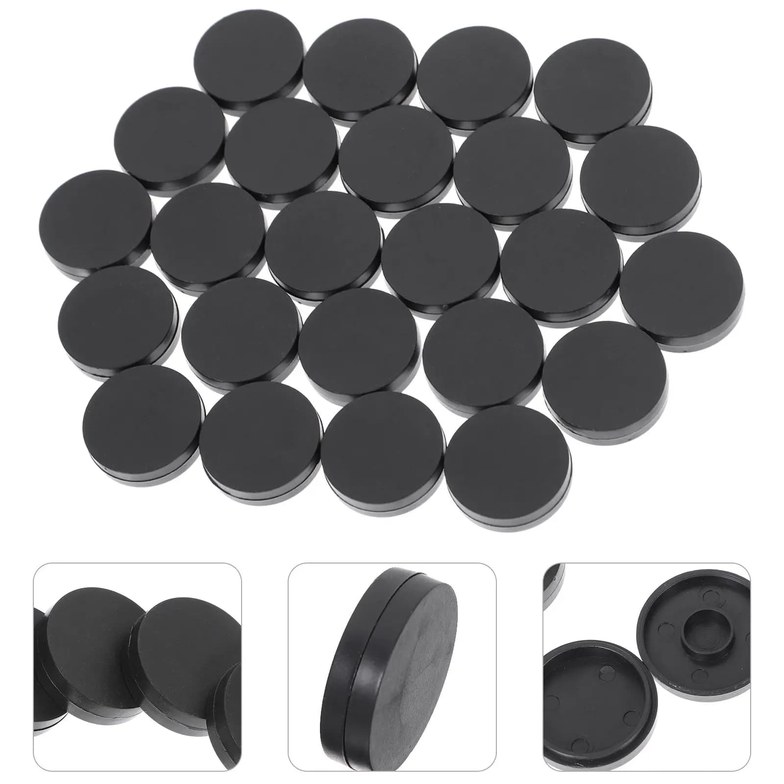 30 Pezzi Premium in Plastica per Scacchi, Giochi da Tavolo Educativi per lo Sviluppo Cerebrale dei Bambini, Leggeri e Rotondi, per Backgammon