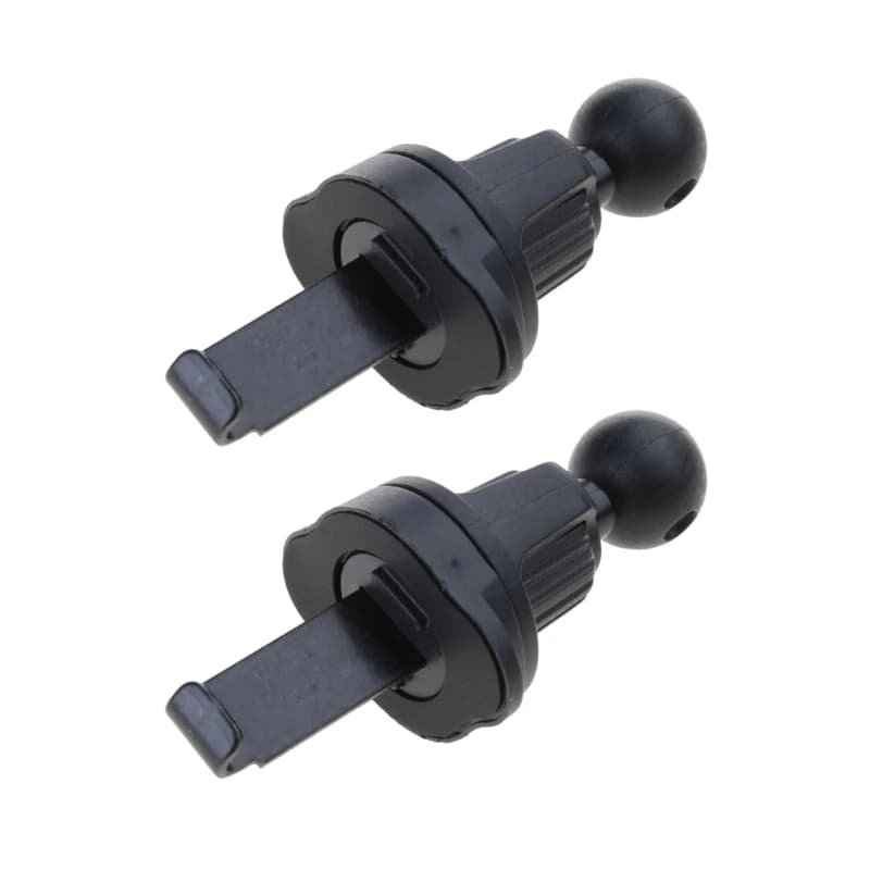 2PCS Auto Air Vent Clip Mount 17mm Testa a sfera Base per auto Supporto per telefono cellulare Uscita aria per auto Gancio Supporto per cellulare Staffa GPS