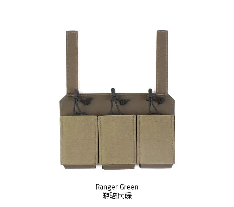 PEW Tactical Vest Thorax HSP Style Triple Mag Pouch 556/545/762 for Plate Carrier Light Weight