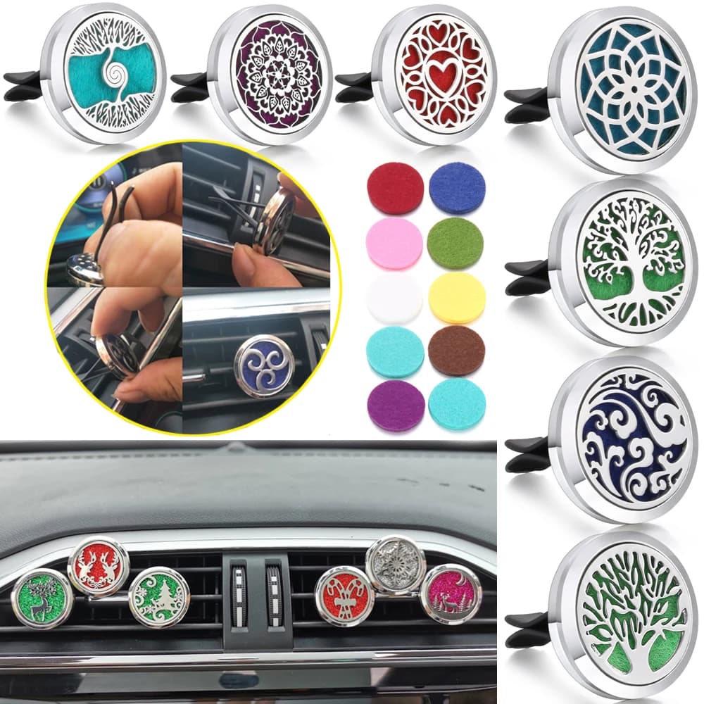 Auto Rechargeable Perfume Diffuser, Air Pump Clips, Car Interior Accessories, Car Aromatic Decoration
