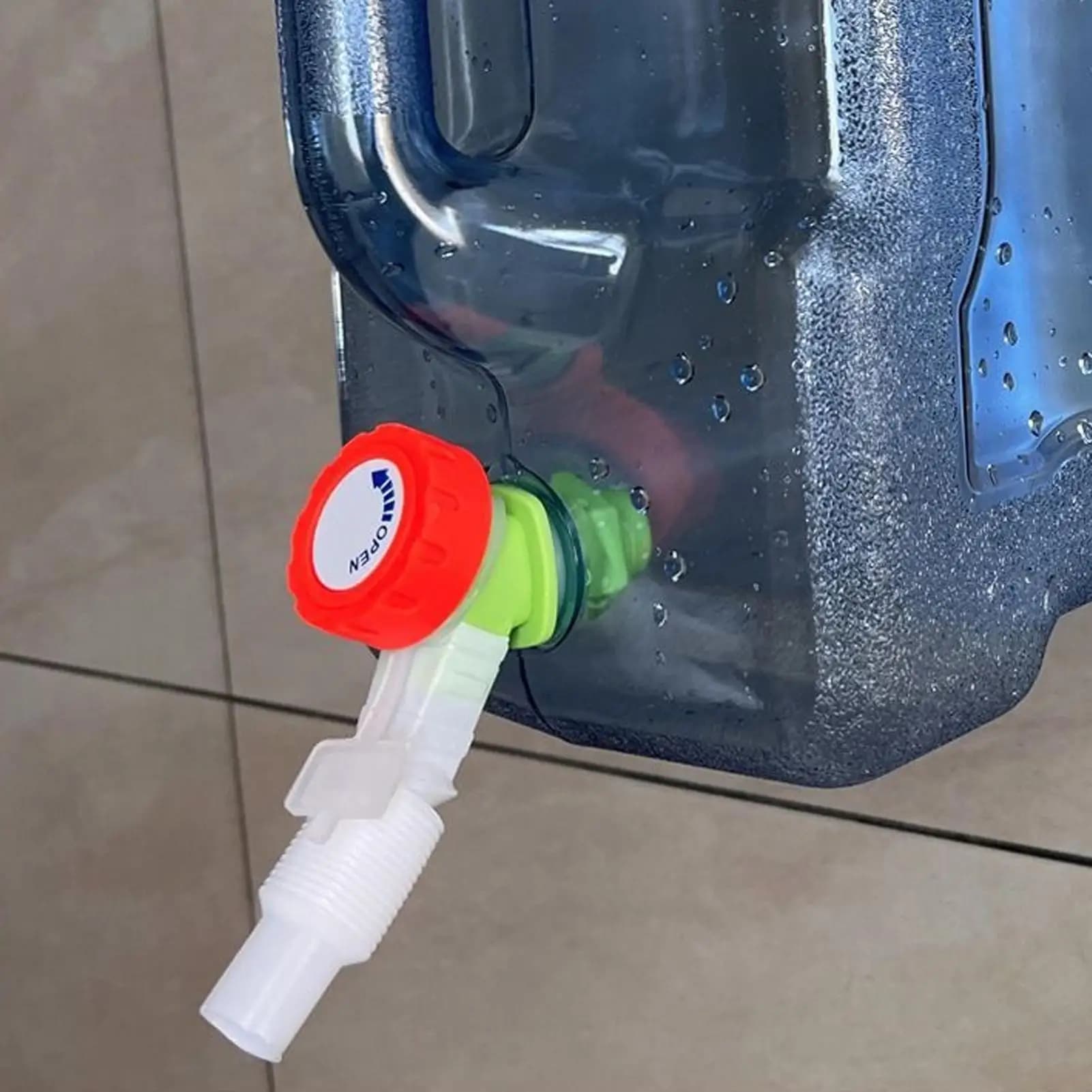 Rubinetto per secchio d'acqua, rubinetto per secchio compost, rubinetto per barile con attacco filettato, ricambi per rubinetto per barile d'acqua