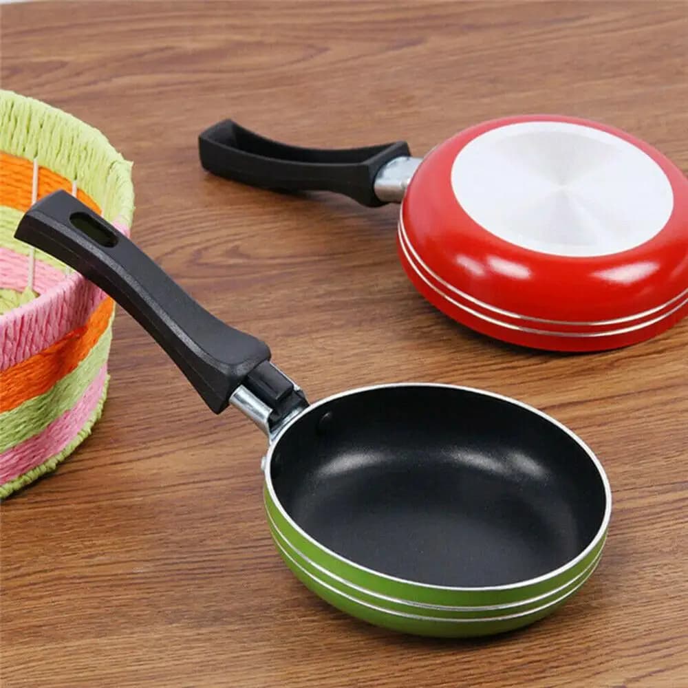 Mini non-stick round pan for fried eggs, pan, pan