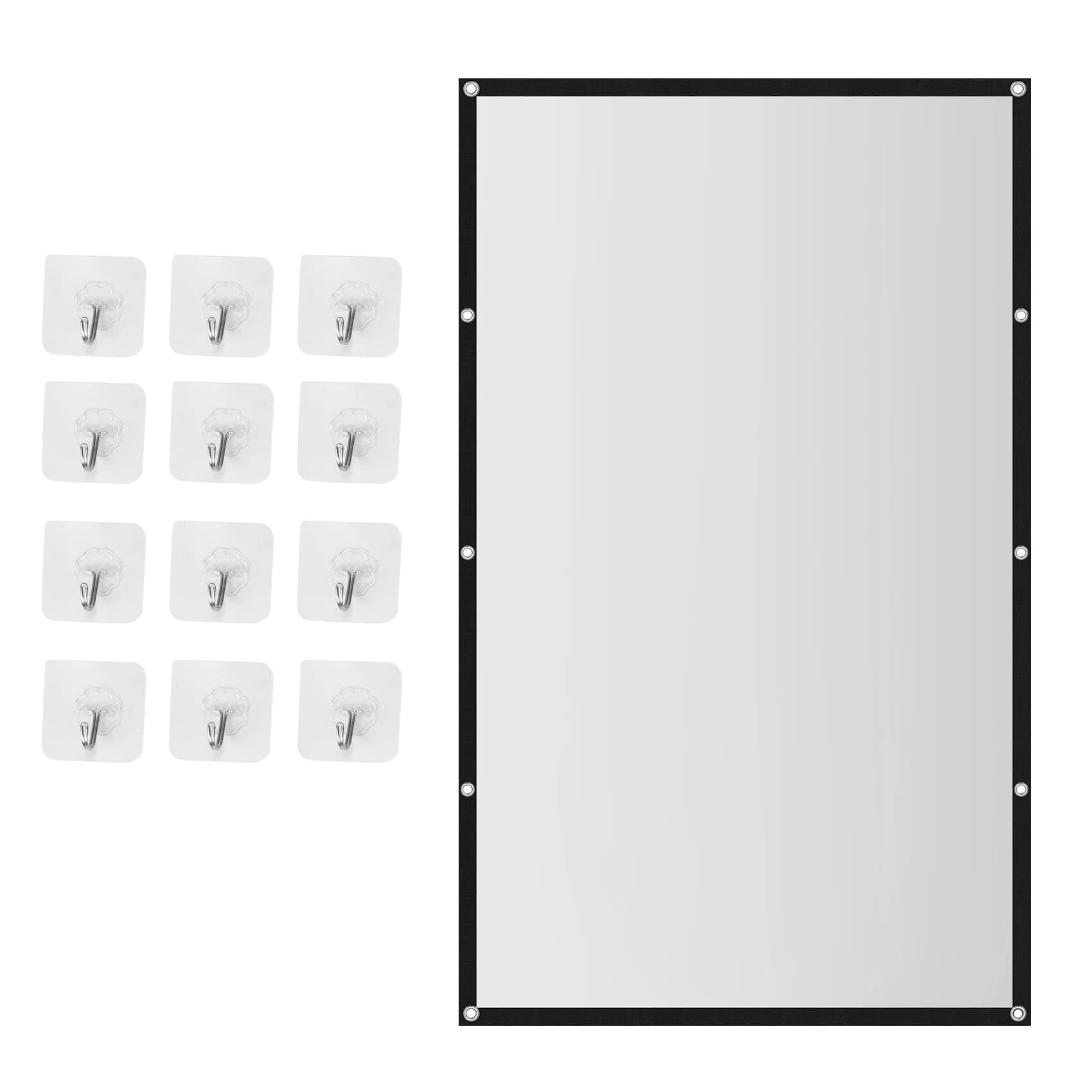 Projector Screen For Home Theater HD White Foldable Anti-Crease Best-Selling
