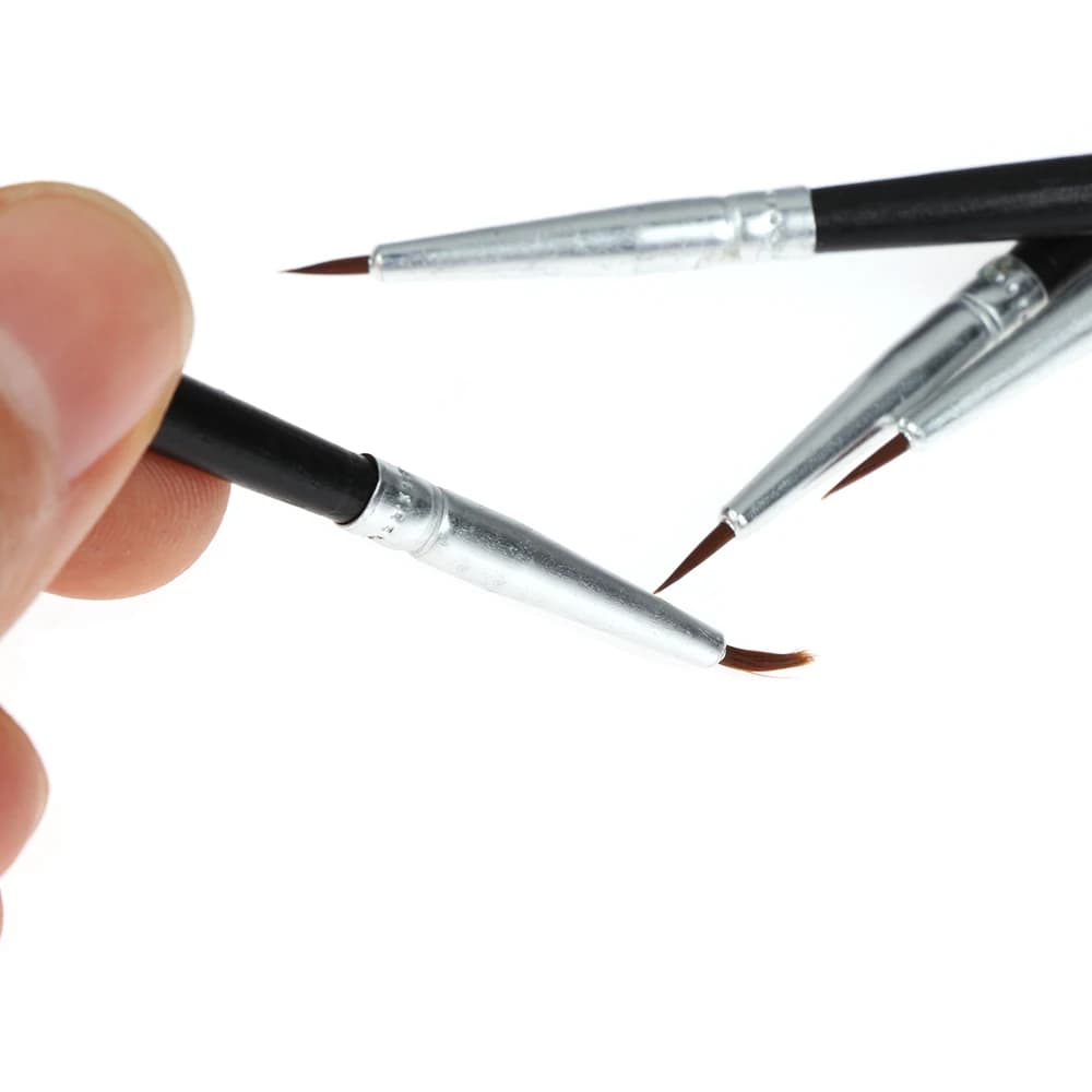 10/20pcs Thin Acrylic Hand Painted Drawing Paint Hook Line Pen Painting Brush