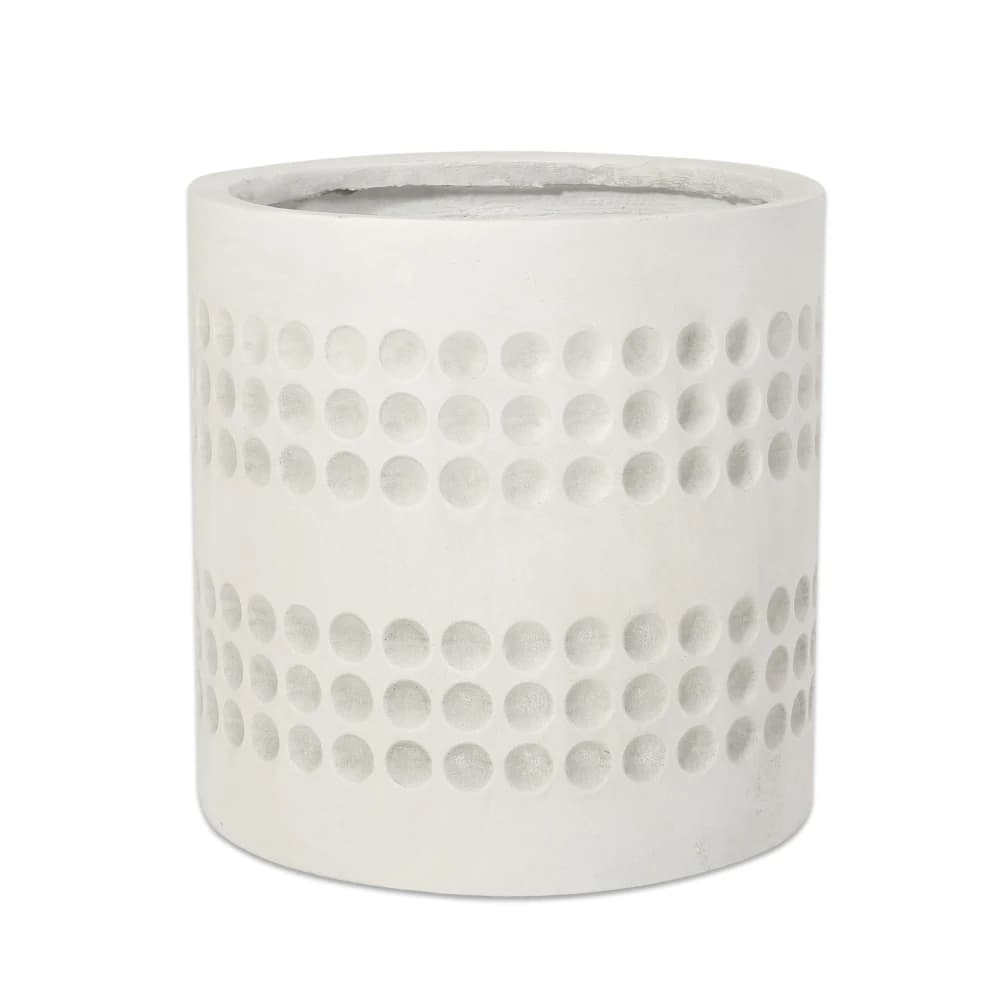 Vaso per Piante in Ossido di Magnesio MGO per Interni ed Esterni, Contenitore Decorativo Resistente alle Intemperie per Giardino, Patio e Casa